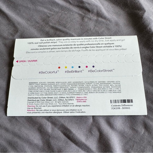 *Retired* Color Street: Celebrate Differences | Awareness Set White Rainbow - Picture 4 of 14